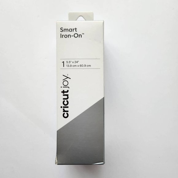 Cricut Joy Smart Iron-On Roll - 5.5" x 24" - Matte Silver StrongBond - Picture 1 of 7